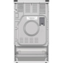 Плита Gorenje комбінована, 70л, 50x60см, метал. кришка, дисплей, IconLed, емальовані, білий