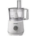 Кухонна машина Gorenje 800Вт, чаша-пластик, корпус-метал/пластик, насадок-5, білий