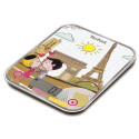 Ваги Tefal кухонні Optiss Decor, 5кг, AAAx2 в комплекті, скло, різнокольоровий