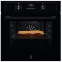 Духова шафа Electrolux електрична, 65л, A, дисплей, конвекція, телескопічні напрямні, чорний