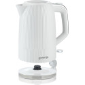 Електрочайник Gorenje 1.7л, Strix-контроль, білий матовий