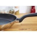 Сковорода Tefal Comfort Max, 20см, нержавіюча сталь, бакеліт, чорний