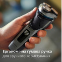 Бритва електр. Philips Series 3000, бритв.головок-3, Li-Ion, сух.+волог., тример,індикатор заряду, чохол, сірий