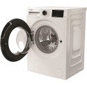 Пральна машина Whirlpool фронтальна, 8кг, 1400, А, 55см, дисплей, пара, інвертор, люк чорний, білий