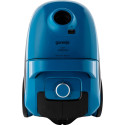 Пилосос Gorenje мішковий, 750Вт, конт пил -3л, HEPA, телескоп трубка, синій