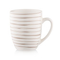 Набір чашок ARDESTO Ravenna, 4шт., 360мл, порцеляна, біло-бежевий