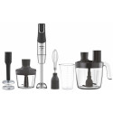 Блендер Tefal заглибний Infiny Force Pro, 1200Вт, 9в1, чаша-800мл, чопер-500мл, спіралайзер, турборежим, чорний
