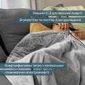 Електропростирадло Beurer, 180х130см, 100Вт, 6 режимів, вельвет, сірий