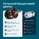 Секатор акумуляторний Konner&Sohnen KS CPS20V-40 CASE PLUS 20В акб 2х2А·год d 20-40мм ЗП кейс 1кг