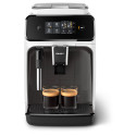 Кавомашина Philips Series 1200 1.8л, зерно + мелена, ручний капучинатор, авторецептів - 2, біло - чорний