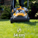 Газонокосарка акумуляторна STIGA Collector136eKit 20В 2х2А·год 34см 35л 25-75мм ЗП 11.75кг