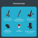Пилосос Rowenta безпровідний X-Force Flex 14.80 Auto Animal, 240Вт, конт пил -0.65л, автон. робота до 90хв, HEF system 99,9%, чорно-золотий