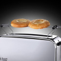 Тостер Russell Hobbs Chester 1000Вт, довгі слоти, метал, сріблястий