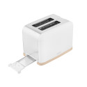 Тостер ARDESTO Wood Modern, 800Вт, метал, 2 слоти, білий