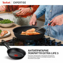 Сковорода Tefal Expertise, 30см, алюміній, бакеліт, чорний