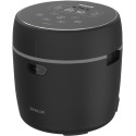 Рисоварка Sencor 350Вт, чаша-0.6л, сенсорне керування, 8 програм, нерж. сталь, пластик, чорний