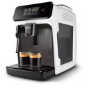 Кавомашина Philips Series 1200 1.8л, зерно + мелена, ручний капучинатор, авторецептів - 2, біло - чорний