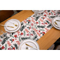 Ранер ARDESTO Happy Holidays 40х140см, 90% поліестер, 10% бавовна, білий гостролист