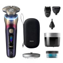 Бритва електр. Philips Series i9000 Prestige Ultra, бритв.головок-3, Li-Ion, сух.+волог., індикатор заряду, твердий чохол, картридж для чищення, фіолетовий