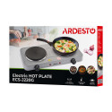 Плитка настільна ARDESTO електрична, конфорок - 2 на 1кВт + 1кВт, керування - мех., графіт