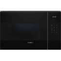 Мікрохвильова піч Bosch вбудована, 25л, електр. керув., 900Вт, гриль, дисплей, чорний