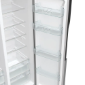 Холодильник SBS Gorenje, 179х70х92см, 2 двері, 376(190)л, А++, NF+, Інв., Зона св-ті, диспенсер, генератор льоду, Зовн. Диспл, нерж