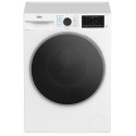 Прально-сушильна машина Beko фронтальна, 10(7)кг, 1400, А, 60см, дисплей, інвертор, пара, HomeWhiz, білий