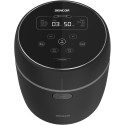 Рисоварка Sencor 350Вт, чаша-0.6л, сенсорне керування, 8 програм, нерж. сталь, пластик, чорний
