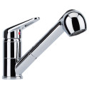 Змішувач для кухні Franke Novara Plus, довж.виливу - 195мм, витяжний, 1важіль, хром