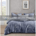КПБ 1,5сп ARDESTO Aura, підковдра 160х220см, простирадло 160х220см, наволочки (2) 50х70см, 100% бавовна, поплін, трави, сірий