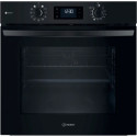 Духова шафа Indesit електрична, 71л, A+, дисплей, конвекція, чорний