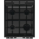 Плита Gorenje комбінована, 62л, 50x60см, дисплей, IconLed, емальовані, титан