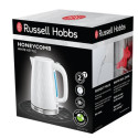 Електрочайник Russell Hobbs Honeycomb 1.7л, пластик, білий