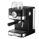 Кавоварка ARDESTO ріжкова 1.5л, мелена, ручний капучинатор, чорно-сріблястий