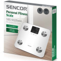 Ваги підлогові Sencor, 180 кг, AAAx3, скло, білий