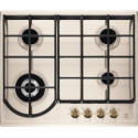 Варильна поверхня Electrolux газова Rococo, 60см, чавун, шампань