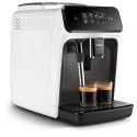 Кавомашина Philips Series 1200 1.8л, зерно + мелена, ручний капучинатор, авторецептів - 2, біло - чорний