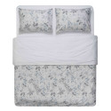 КПБ 2,0сп ARDESTO Gloria, підковдра 200х220см, простирадло 230х240см, наволочки (2) 50х70см, 100% бавовна, сатин, польові квіти, сірий світлий