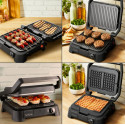 Гриль Tefal прижимний SuperGrill 4in1 2000Вт, темп. режимів-3, з`ємні пластини, метал