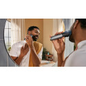 Тример Philips Series 7000, для бороди і вусів, акум., сталь, чорно-сріблястий