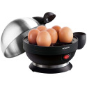 Яйцеварка Sencor, 380Вт, механічне керув., 3 рівня приготування, на 7 яєць, метал/пластик, чорний