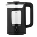 Електрочайник ARDESTO 1.5л, скло+пластик, чорний