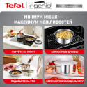 Набір посуду Tefal Ingenio Emotion, змінна ручка, 4предмети, нержавіюча сталь, бакеліт