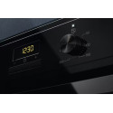 Духова шафа Electrolux електрична, 65л, A, дисплей, конвекція, телескопічні напрямні, чорний