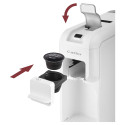 Кавоварка Catler капсульна Porto 0.8л, капсули, мелена кава, механічне керування, білий