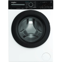 Пральна машина Whirlpool фронтальна, 7кг, 1400, A, 49.6см, дисплей, пара, інвертор, люк чорний, білий