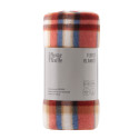 Плед ARDESTO Fleece 130x160см, 100% поліестер, клітинка, біло-коричневий