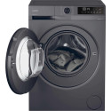 Пральна машина Candy ProWash 300 фронтальна, 8кг, 1400, A, 48см, дисплей, пара, інвертор, люк чорний, cріблястий