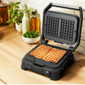 Гриль Tefal прижимний SuperGrill 4in1 2000Вт, темп. режимів-3, з`ємні пластини, метал