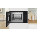 Мікрохвильова піч Bosch вбудована, 25л, електр. керув., 900Вт, гриль, дисплей, чорний